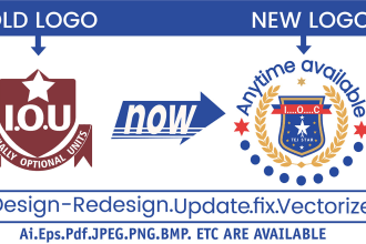 design, redesign, update, fix, edit, vectorize your logo