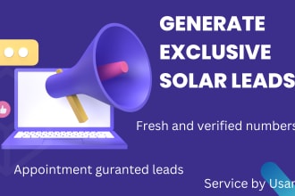 generate high quality solar leads that convert into sales