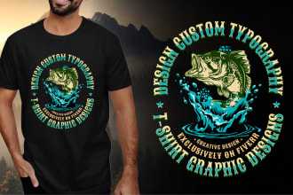 design custom typography t shirt logo graphic designs