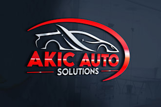 do luxury auto detailing, carwash, automotive, trucking and car logo design