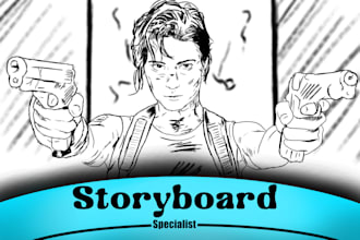 draw storyboard for your project in 24 hours