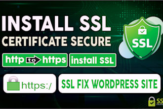 configure http to https install ssl certificate or ssl fix wordpress site