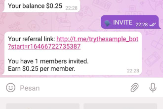 create airdrop telegram bot