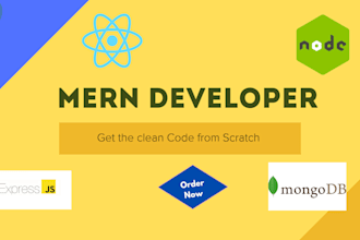 develop full stack application mern