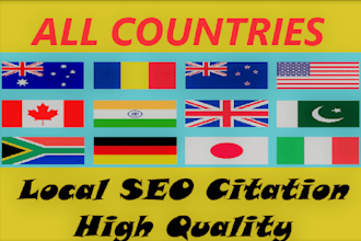 do local SEO citations for USA germany spain UK france ireland uae