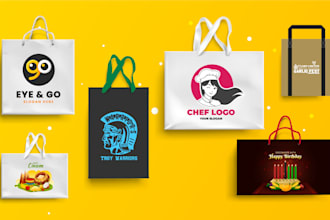 design custom shopping bag, tote bags