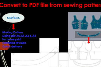 convert sewing pattern to pdf for home print