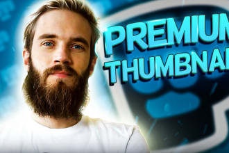 design elegant youtube thumbnail fiverr thumbnail
