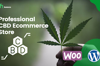 cbd hemp ecommerce online store website woocommerce