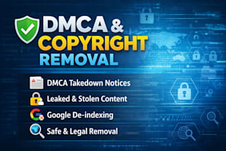 remove content takedown notices, copyright infringment under dmca