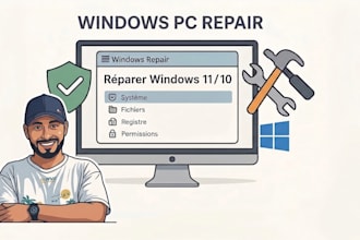speed up, remove viruses and fix your windows PC remotely