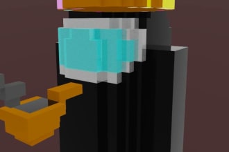 create 1k,5k and 10k voxel nft art