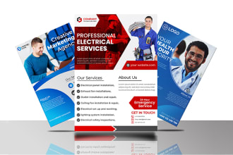 design business corporate  flyer, rollup banner brochure or poster