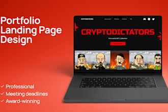 Top 5!  create personal portfolio landing page