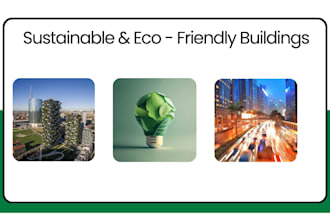 write about sustainable, green and eco friendly building