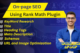 provide complete rank math on page SEO for your site