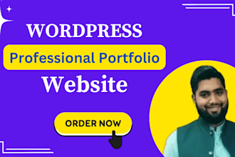create a stunning personal or business portfolio website