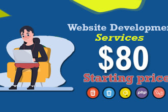 develop the website and saas application using PHP laravel