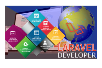 develop laravel web application, bug fix and API integration