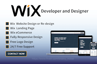 design redesign wix website landing page wix developer wix editor x or wix store