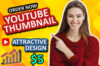 design amazing eye catching youtube thumbnails