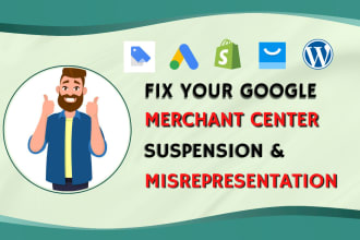 fix your google merchant center suspension and misrepresentation
