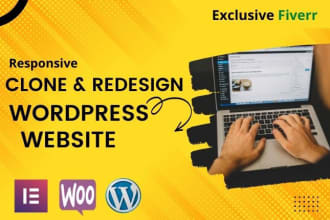 design duplicate clone wordpress website using elementor pro