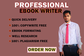 write a professional ebook, self help book, ghost ebook writer, kindle ebook