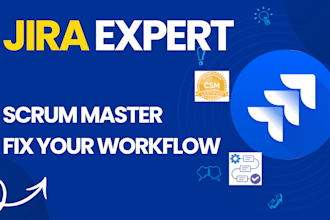 jira setup, scrum training and agile workflow expert