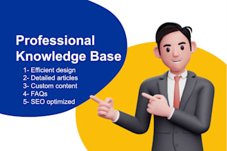 create knowledge base and faqs