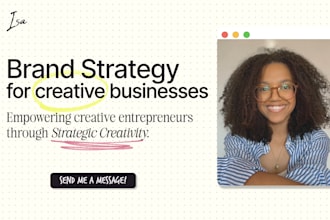 design a brand strategy and logo for your creative business
