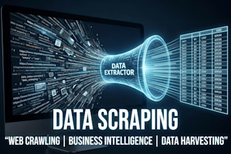 do web scraping, data extraction, data mining