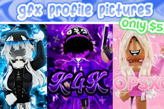 make you a roblox gfx profile picture pfp