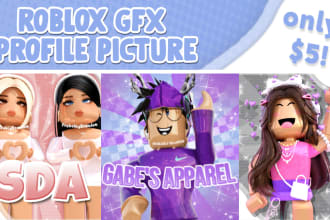 make you a roblox gfx profile picture pfp