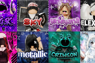 make you a roblox gfx profile picture pfp