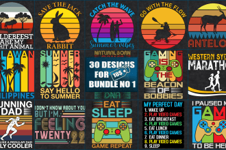 give you svg, png, PDF, dxf files bulk t shirt designs bundle
