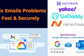 fix outlook, google workspace, email migrations, fix email problems