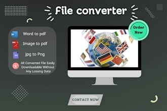 do convert any file pdf to word,jpg,png,excel ,ppt,html etc