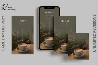 design attractive facebook, instagram, linkedin posts, carousel ads, and story