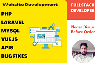 be your laravel and php developer