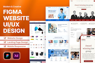 do figma website design, website ui ux design