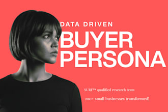 create a data driven buyer persona