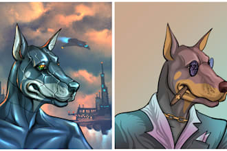 draw unique handmade nft characters for you