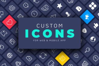 professional ultra crisp vector icons for website or app