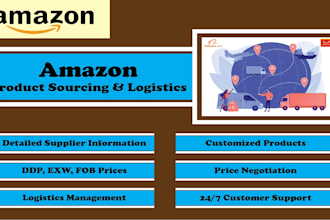 be your amazon fba product sourcing agent, sourcing from china