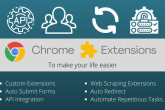 create custom google chrome extensions for you