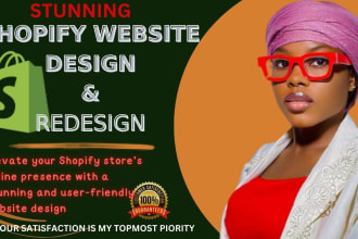 build shopify website, design or redesign shopify website,  dropshipping store