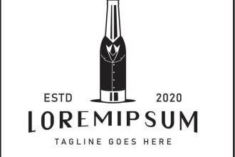 design unique restaurant bar and nightclub logo design