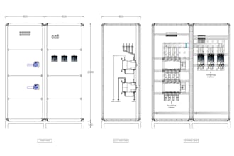 draw mts panel design and wiring diagram w cad