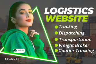 create logistics website, trucking, freight broker, dispatch website